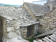 case tipiche in pietra a Primosten